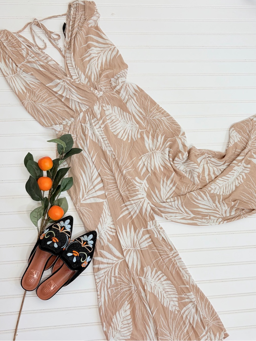 Final Touch Floral Sleeveless Jumpsuit